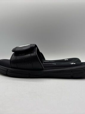 Under Armour Ignite V Comfort Slides Youth Size 6Y Black/White 1287320-001
